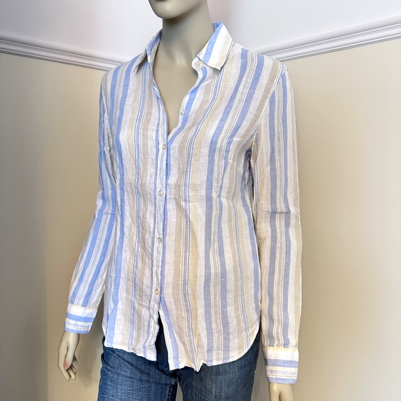 Paul & Shark 100% linen blouse - Picture 2 of 11
